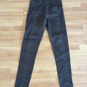 Grey Patterned legging pant womens size M